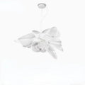 DecorBites™ Acrylic Flower Chandelier: Nordic Designer Lighting for Restaurant, Living Room, Bedroom