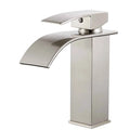 DecorBites™ Brass Waterfall Basin Faucet Single Lever Deck Mount Mixer Taps