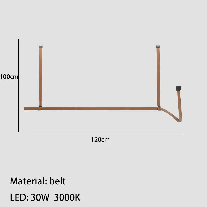 DecorBites™ LED Chandelier for Dining Room Bar Kitchen - Minimalist Art Deco Hang Lamp