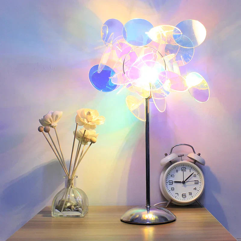 DecorBites™ Aurora Acrylic Projection Lamp: Romantic Bedside Night Light for Girls, DIY Gift