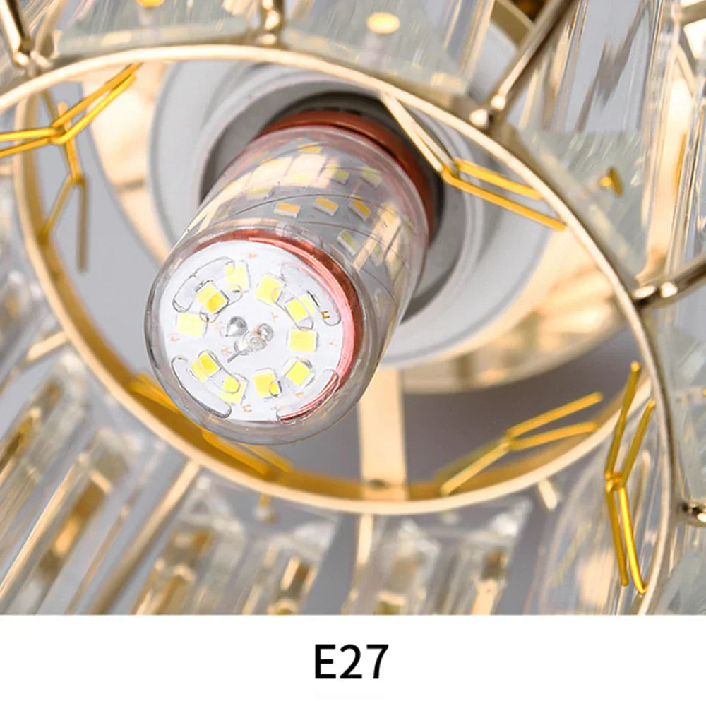 DecorBites™ Crystal Ceiling Lamp: Modern Nordic Aisle Corridor Light for Elegant Home Decor