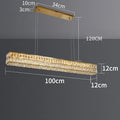 DecorBites™ Crystal Chandelier Pendant Light for Living and Dining Room Lighting