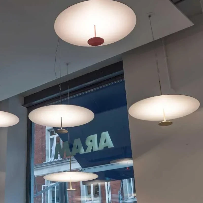 DecorBites™ Gold Black Pendant Light for Living Room, Elegant Minimalist Ring Suspension Lamp