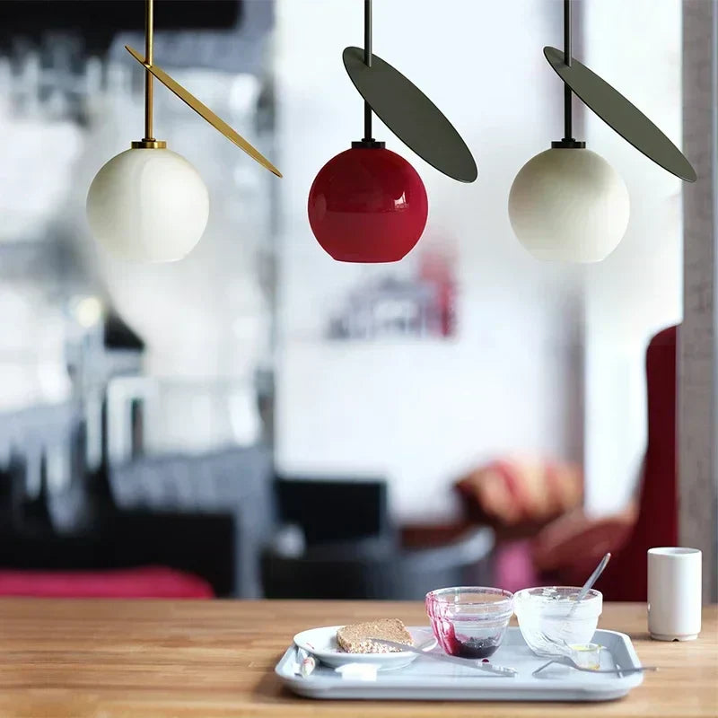 DecorBites™ Glass Cherry Pendant Lights Suspension Chandelier Hanging Lamp