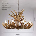 DecorBites™ Antler Chandelier Ceiling Lamp Mid Century Modern Lighting