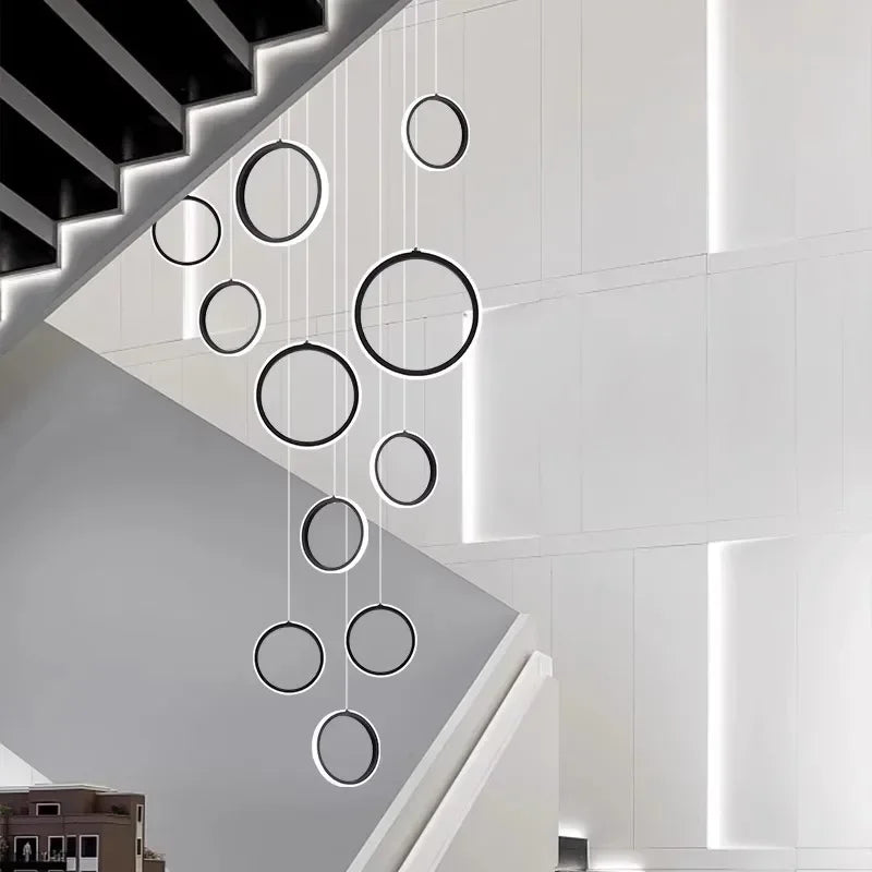 DecorBites™ LED Pendant Lights: Modern Simplicity for Living Room, Dining Area, Staircase Chandelier
