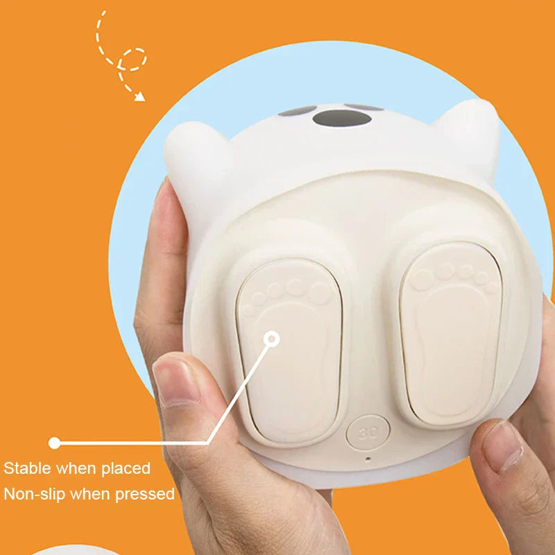 DecorBites™ Boo Ghost Silicone Lamp: Touch Sensor Dimmable LED Night Light for Kids