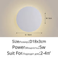 DecorBites™ LED Round Touch Wall Lamps for Bedroom & Aisle Decor