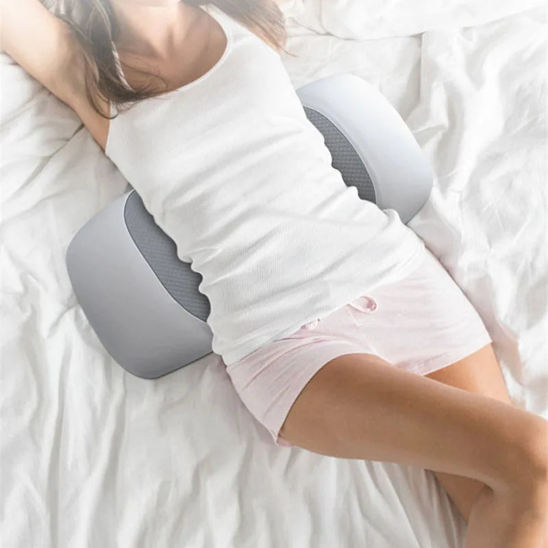DecorBites™ Lumbar Support Memory Foam Pillow for Back Muscle Relaxation