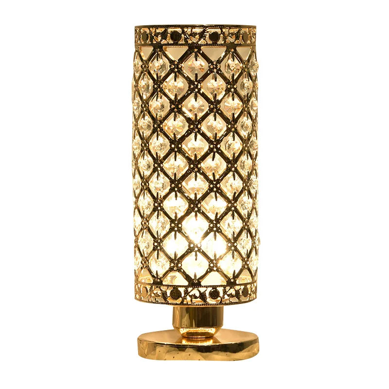 DecorBites™ Crystal Touch Bedside Lamp Dimmable USB Charging Eye-Protection Design