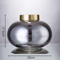 DecorBites™ Glass Vase Desk Decoration Modern Floral Vases Room Decor Astral Bouquet