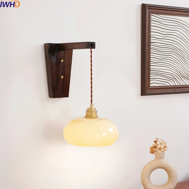 DecorBites™ LED Glass Sconce Wall Lamp Nordic Stair Light Fixtures