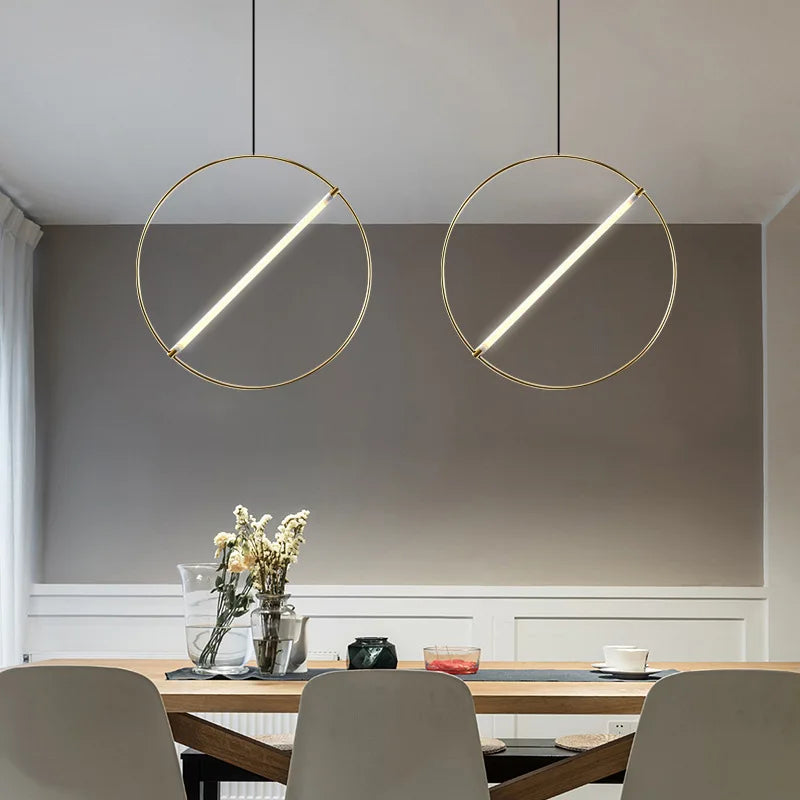 DecorBites™ LED Metal Pendant Light for Dining Room & Bedroom