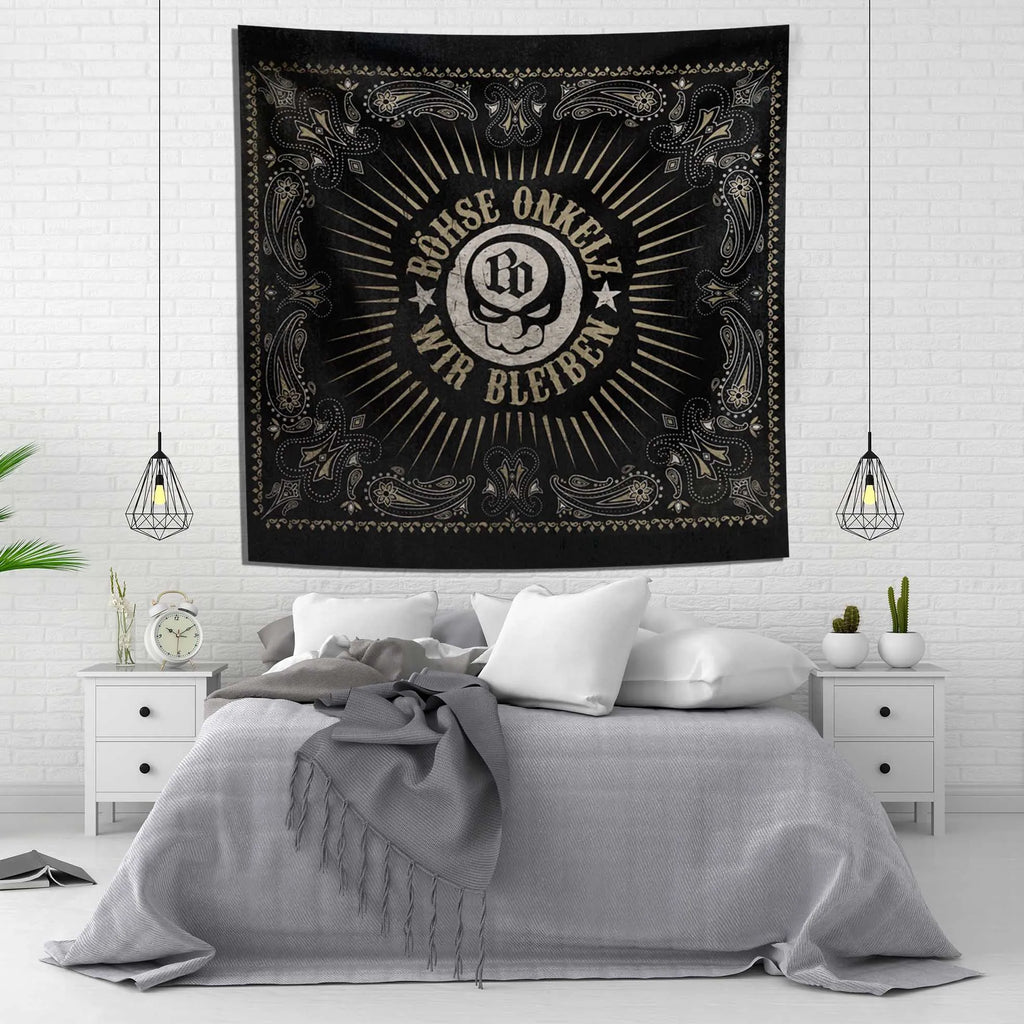 DecorBites™ Bohse Onkelzs German Rock Band Tapestry Flag Wall Decoration