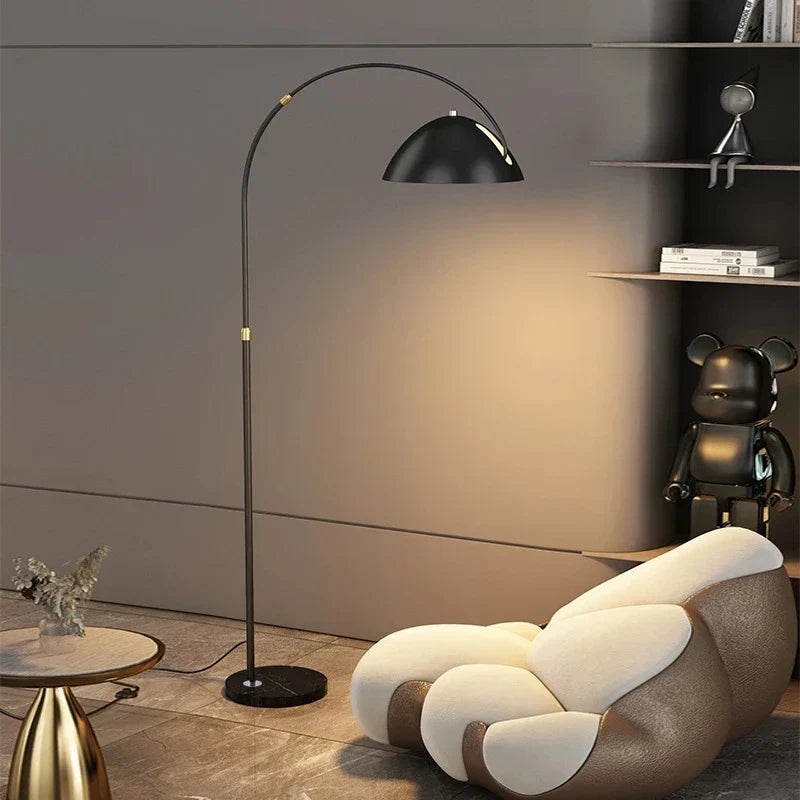 DecorBites™ Designer Marble Floor Lamp for Luxury Living Room Lighting