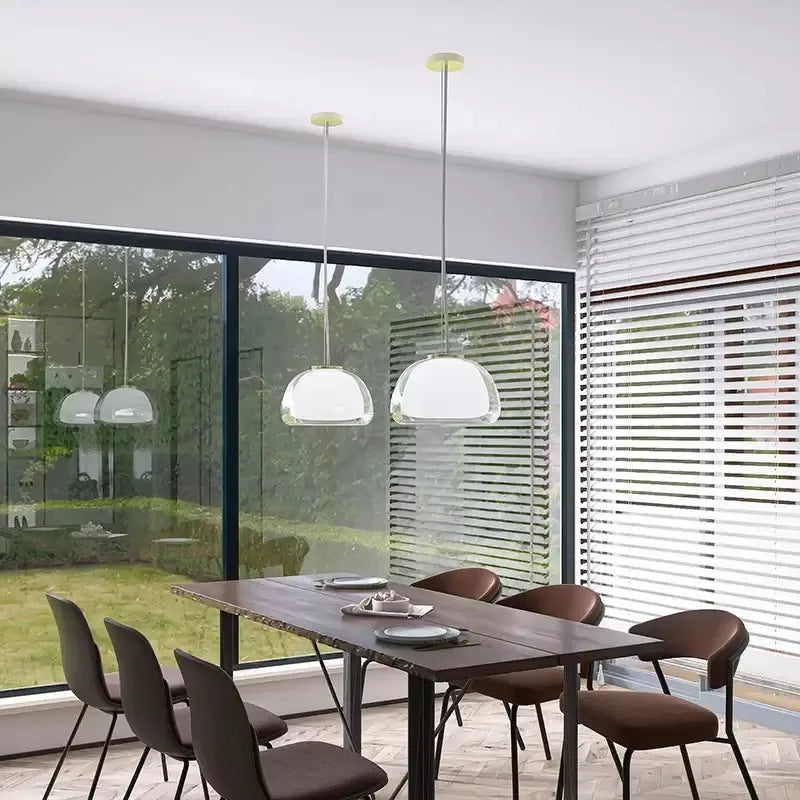 DecorBites™ Glass Jelly Pendant Lamp - Minimalist Luxury Design for Home Living Room