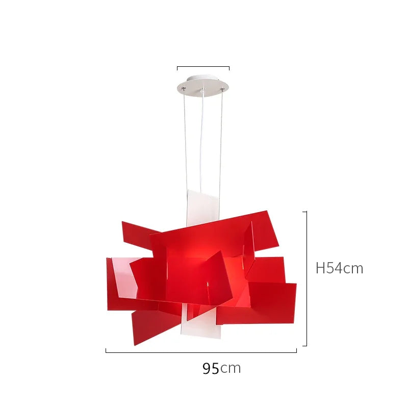 DecorBites™ Big Bang LED Pendant Lamp, Stacking Creative Lights Art Decor, 95cm Diameter