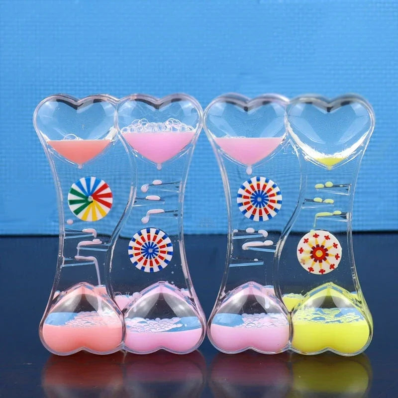 DecorBites™ Liquid Motion Sand Timer Stress Toy for Children, Living Room Decor