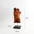DecorBites™ Abstract Figure Sculpture: David Brokeback Male Body Decorative Figurine