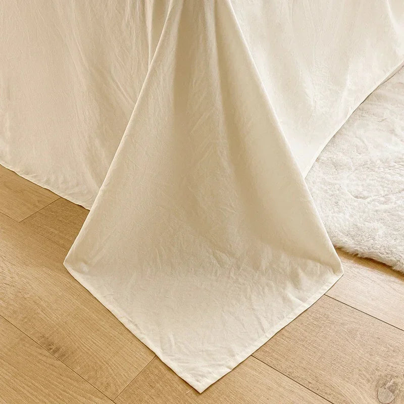 DecorBites™ Bubble Yarn Duvet Cover Set - Soft & Skin-friendly Bedding with Pillowcase