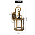 DecorBites™ Black Bronze Wall Lamp Sconce Light Fixtures for Indoor/Outdoor Lighting