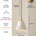DecorBites™ Cement Marble Chandelier Table Lamp for Bedroom, Restaurant, and Living Room