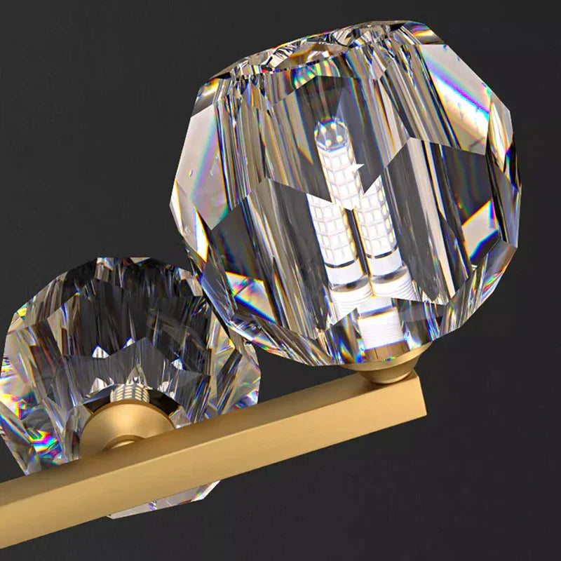 DecorBites™ Crystal Chandelier Pendant Light for Living & Dining Room Luxury Decor