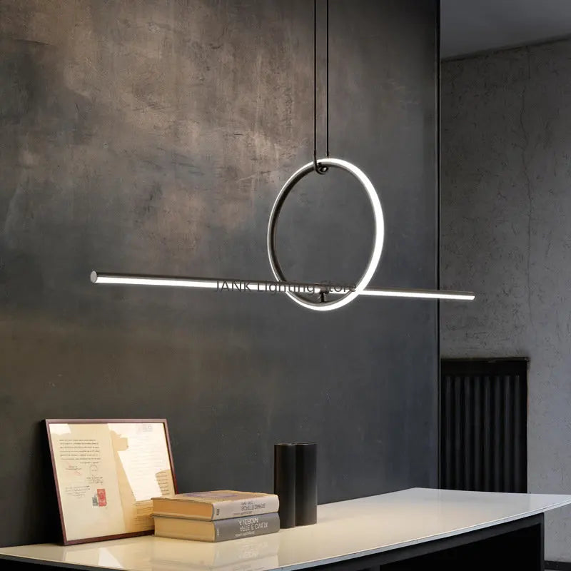 DecorBites™ LED Geometric Pendant Lights for Modern Living Room Decor