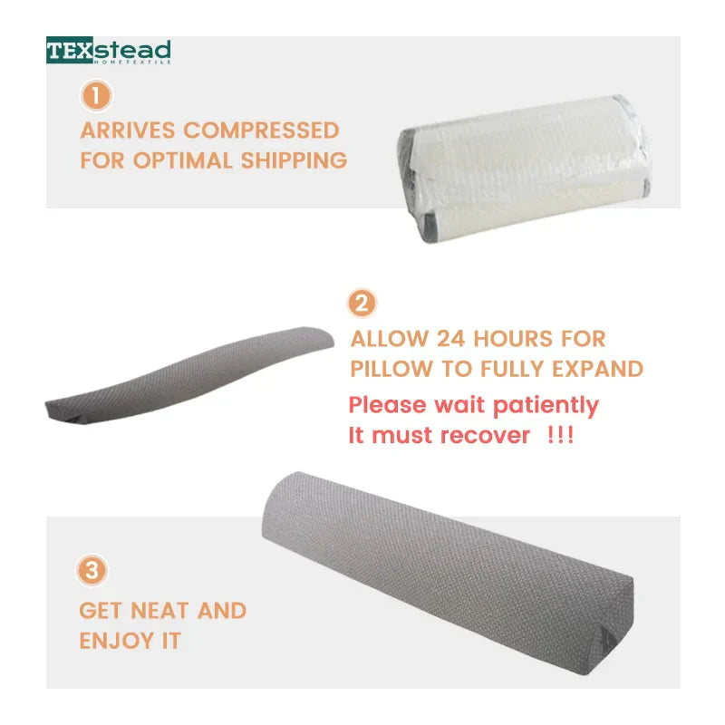 DecorBites™ Bed Headboard Pillow Wedge - Mattress Gap Filler for Comfortable Sleep
