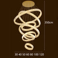 DecorBites™ Crystal Chandelier: Luxury Living Room Pendant Light, Stair Lamp & Ceiling Lighting