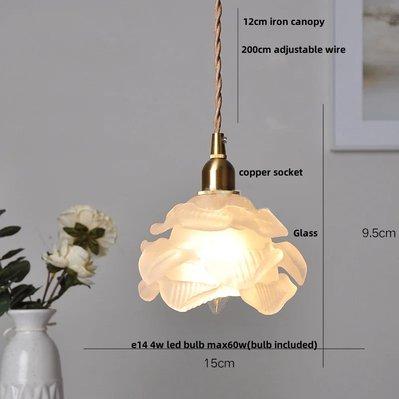 DecorBites™ Ceramic Walnut Pendant Light with LED, Adjustable Hanging Lamp