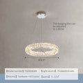 DecorBites™ Crystal Chandelier Ring - Elegant Light Luxury for Living Room, Dining Room & Bedroom