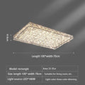 DecorBites™ Crystal LED Ceiling Chandeliers for Elegant Home Decor Lighting