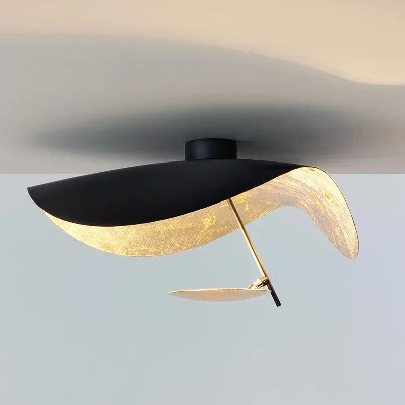 DecorBites™ Lotus Leaf LED Ceiling Chandelier Black/White Indoor Lighting
