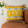 DecorBites™ Boho Fringe Pillow Covers 45x45 - Luxury Decorative Cushions for Sofa and Bed