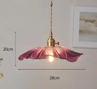 DecorBites™ Blue Glass Pendant Lights - Bedroom Dinning Living Room Fixtures