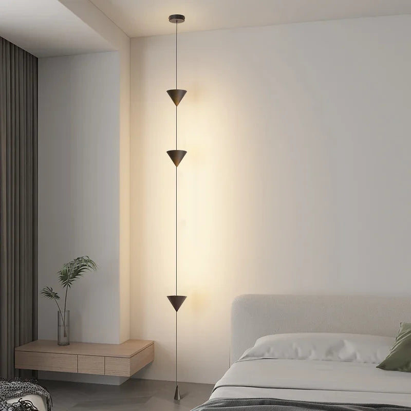 DecorBites™ Black Modern LED Pendant Light for Home Decor and Lighting Solution