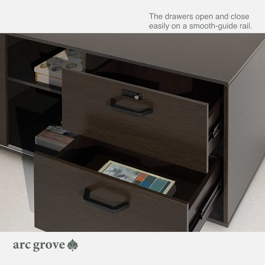 Hershey · Modern L-Shaped Executive Desk
