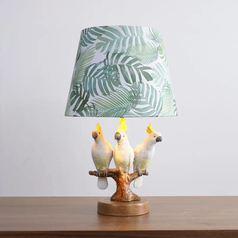 DecorBites™ Cartoon Parrot Desk Lamp: Creative Bird Night Light for Children's Room and Study