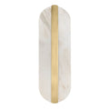 DecorBites™ Alabaster Oval Marble Wall Lamp for Indoor Living Room Bedroom Kitchen Corridor Lighting