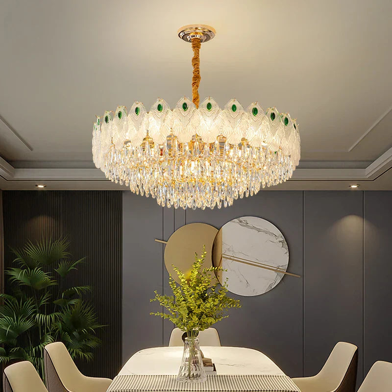 DecorBites™ Crystal Chandelier Light Luxury Living Room French 2024 New Zhongshan Lamps