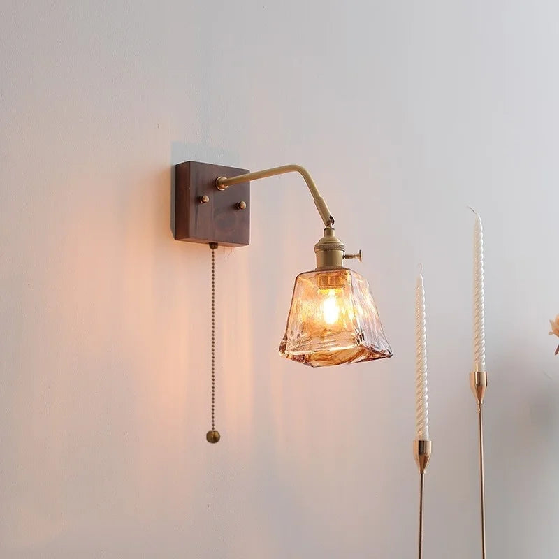 DecorBites™ LED Wall Sconce Pull Chain Switch Modern Style Light Fixtures