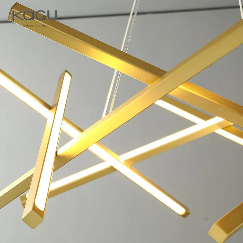 DecorBites™ LED Chandelier Remote Control Ceiling Pendant Light for Living Room, Dining Room, Bedroom