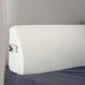 DecorBites™ Bed Wedge Pillow Memory Foam Mattress Gap Filler with 2 Large Side Pockets