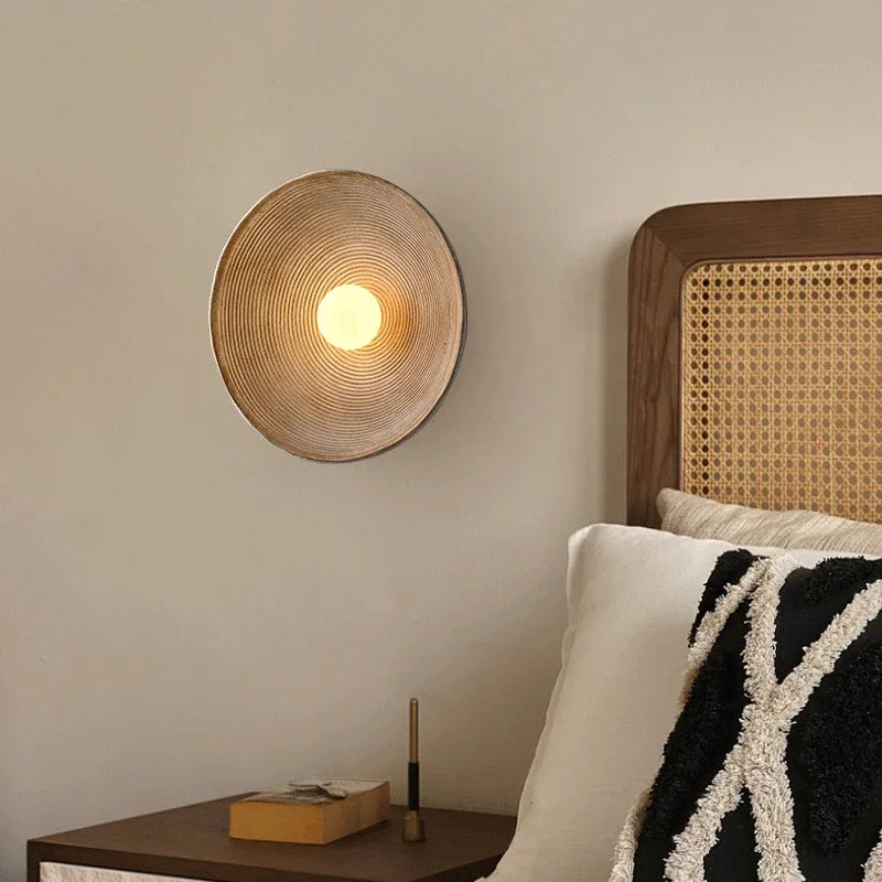 DecorBites™ Japanese Style Bedside Sconces Wall Lamp for Retro Indoor Decor