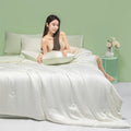 DecorBites™ Cool Feel Summer Quilt: Grade A Ice, Extra Soft, Quick Drying Quilted Blanket