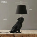 DecorBites™ Black/White Puppy Dogs Table Lamps for Home Decor Lighting