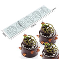 DecorBites™ Heart Leaf Shaped Silicone Mold for Dessert Decoration and Molecular Gastronomy