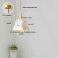 DecorBites™ Black Terrazzo LED Pendant Lamp for Dining Living Room Staircase