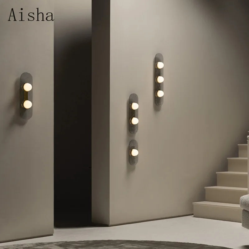 DecorBites™ Glass Wall Lamp for Home Bedroom Staircase Decor